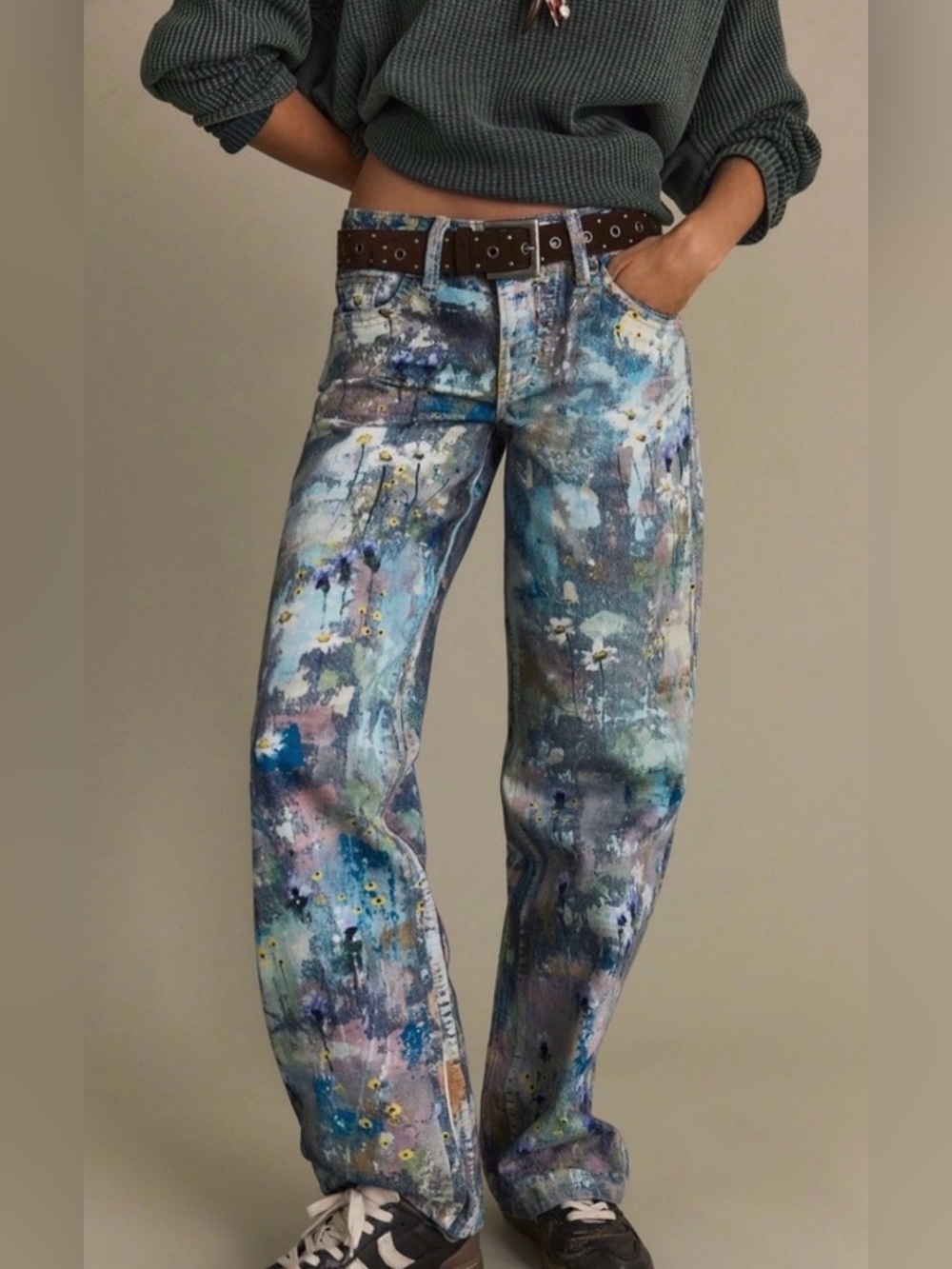 Free People Tennessee Low Rise
Illusions Jeans We The Free Floral
Canvas Blue